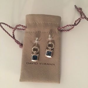 David Yurman blue earrings